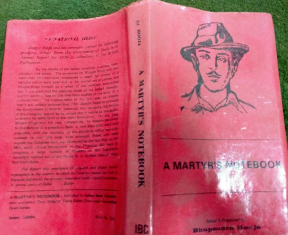 Different editions of Bhagat Singh Jail Note Book -The very first-1994